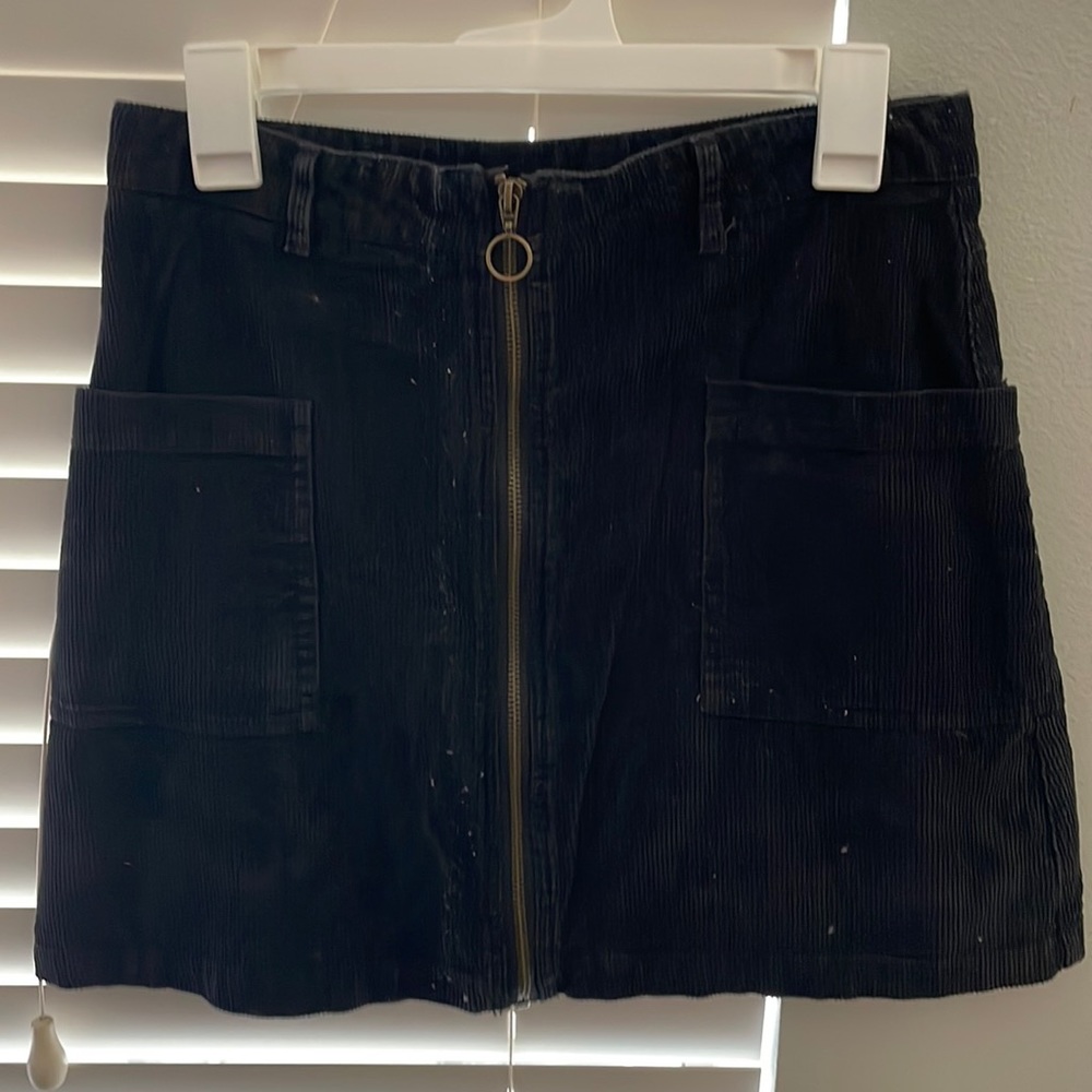 Altar’s State velvet mini skirt - size medium